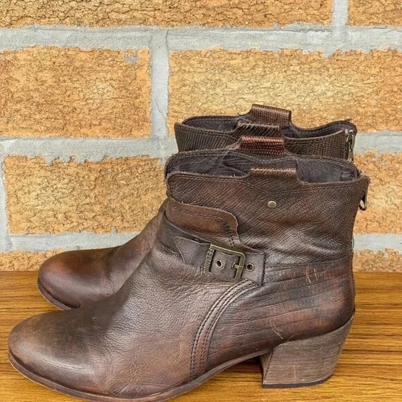 Felmini leather ankle boots 41/9.5 - Picture 3 of 16